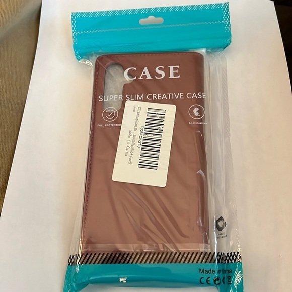 CASE SLIM CREATIVE CASE ZZXX CASE SAMSUNG GALAXY A14 CASE WALLET RED WINE 6.6 - Picture 1 of 2